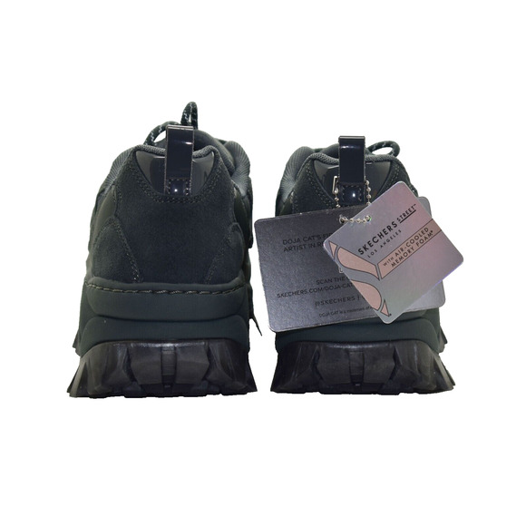 D0 NEW SKECHERS X DOJA CAT Olive Leather Hi Ryze Sneaker Shoes 177940 Size 8.5 - Picture 5 of 8